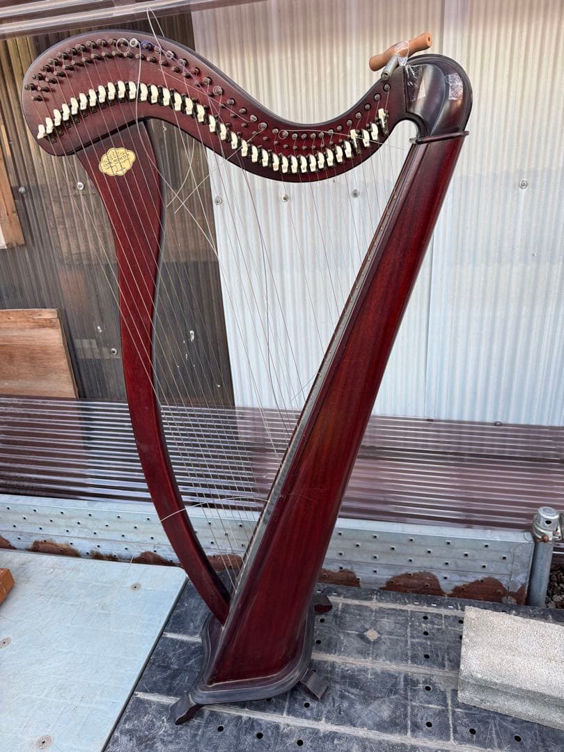 高級 CAMAC PRODUCTION ハープ ジャンク 大型140cmフランス