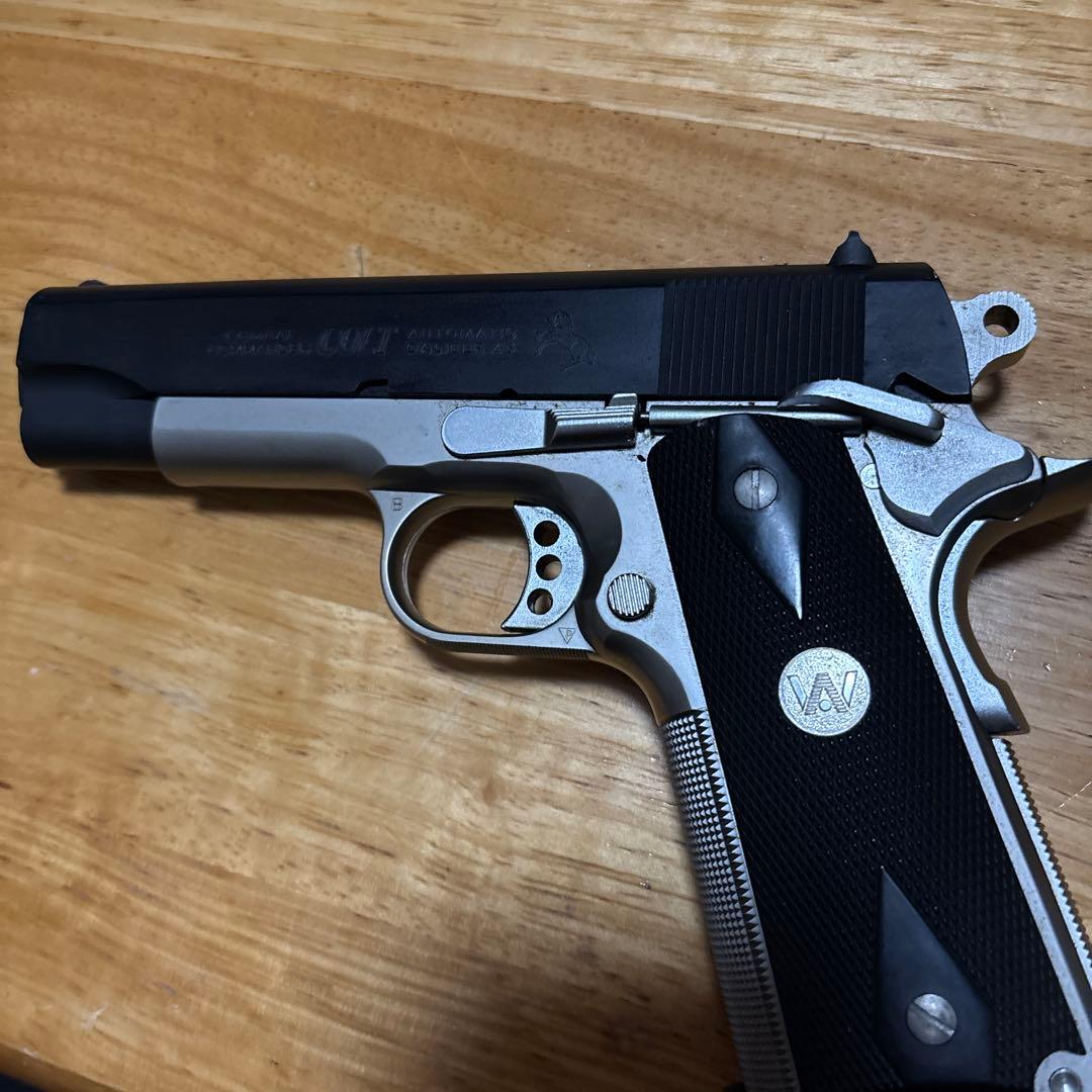 コルト コンバットコマンダー カスタム フレイムシルバー　ウエスタンアームズ