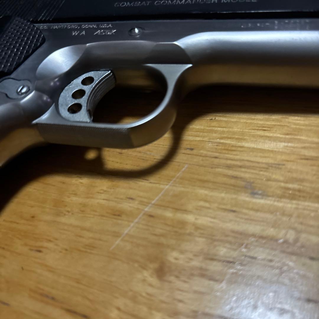 コルト コンバットコマンダー カスタム フレイムシルバー　ウエスタンアームズ