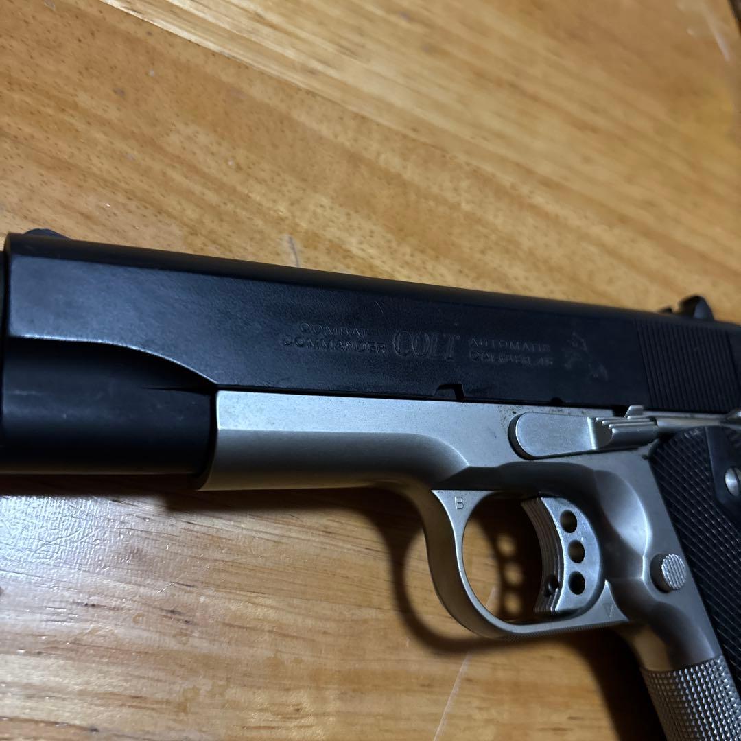 コルト コンバットコマンダー カスタム フレイムシルバー　ウエスタンアームズ