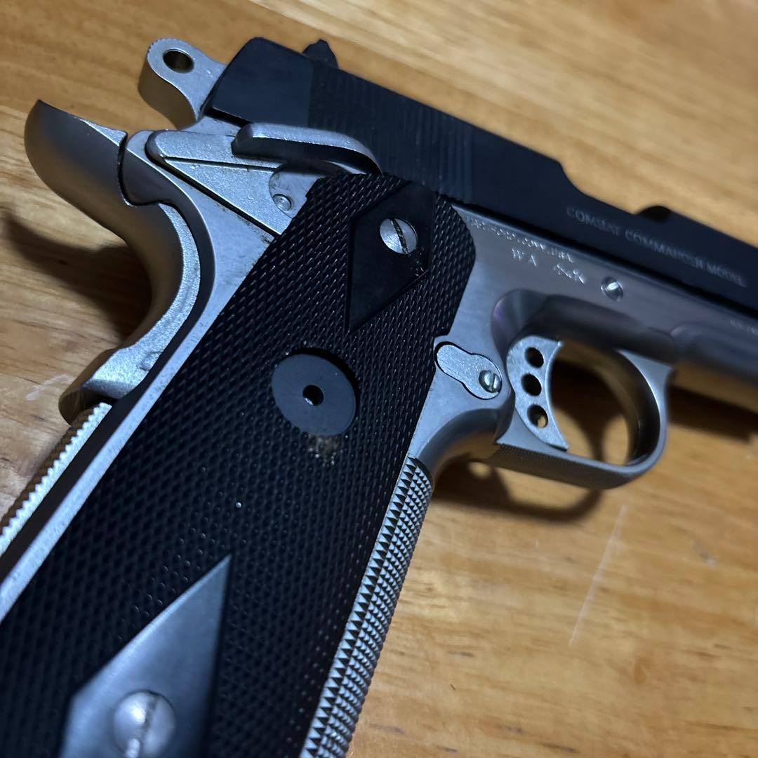 コルト コンバットコマンダー カスタム フレイムシルバー　ウエスタンアームズ