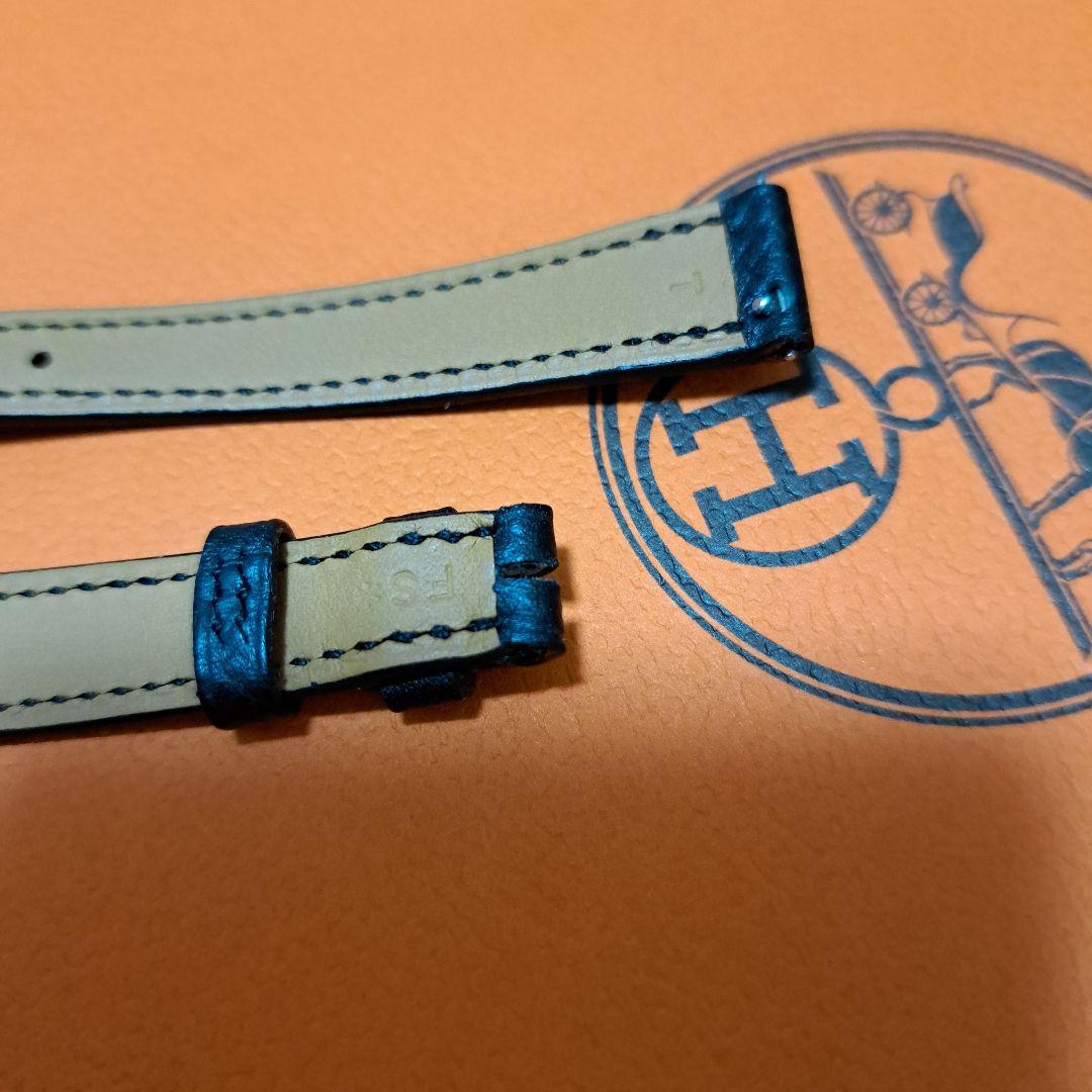 エルメス　hウォッチ　tpm　hh1.110 レザーベルト ブラック