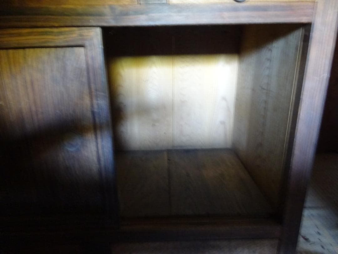 mold★最終値 水屋　食器棚　アンティーク　古民家蔵出し　箪笥　古い家具