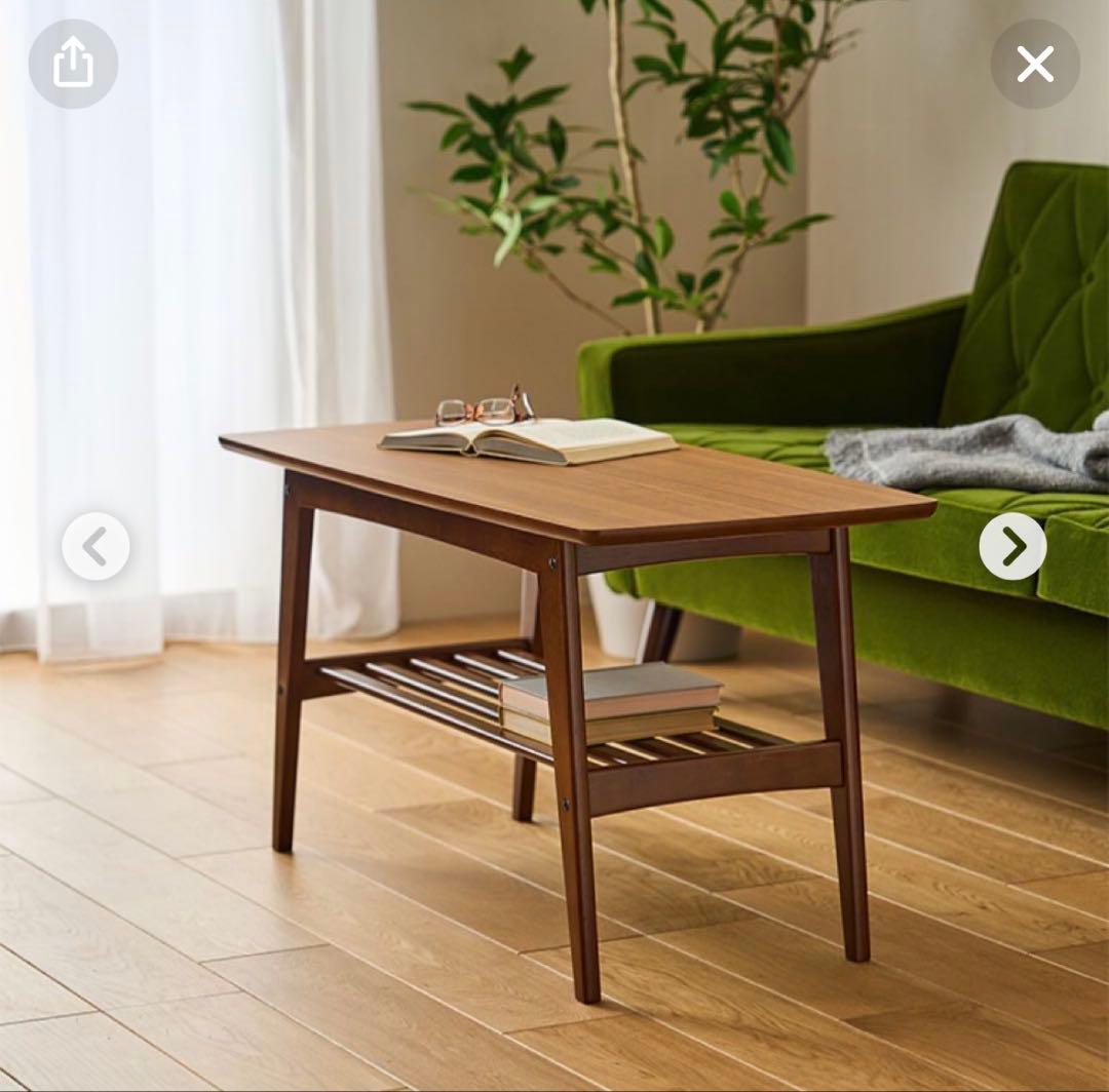 【値下】✨カリモク60 リビングテーブル小　T36310GD ダークブラウン