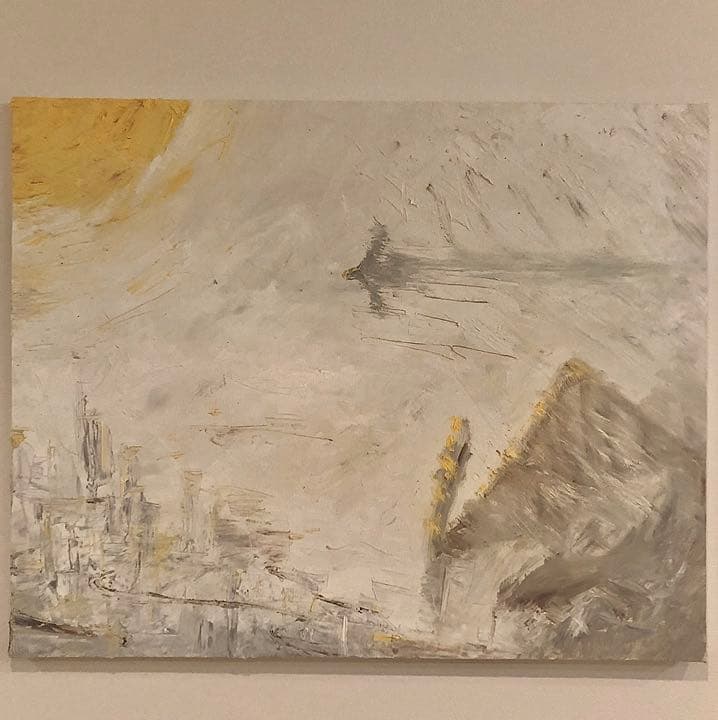 大判油絵・港区海岸の景色