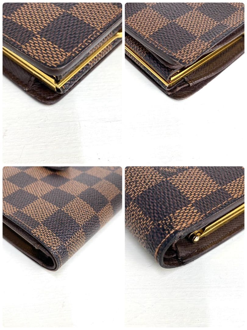 新型美品✨️ルイヴィトン　ヴィエノワ　ダミエ　エベヌ　二つ折り　財布