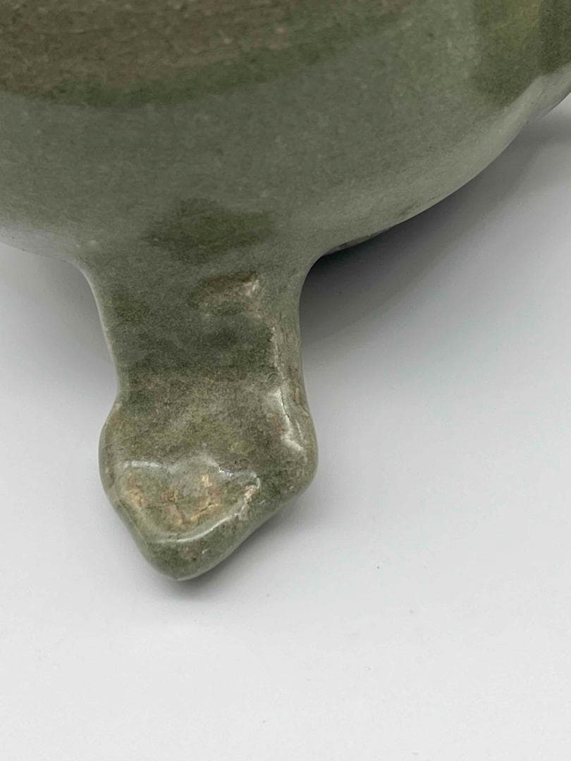 宋時代　青磁高足鉢　茶碗　景徳鎮　唐物　古賞物　時代物(C-67)