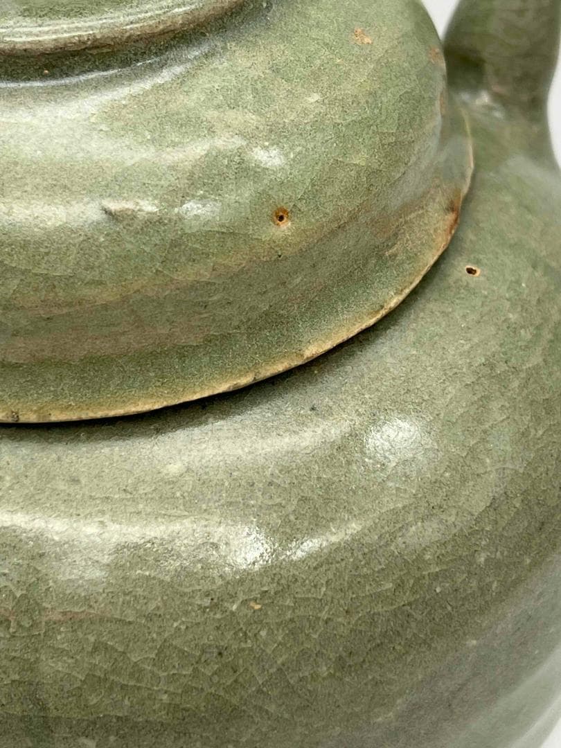 宋時代　青磁高足鉢　茶碗　景徳鎮　唐物　古賞物　時代物(C-67)