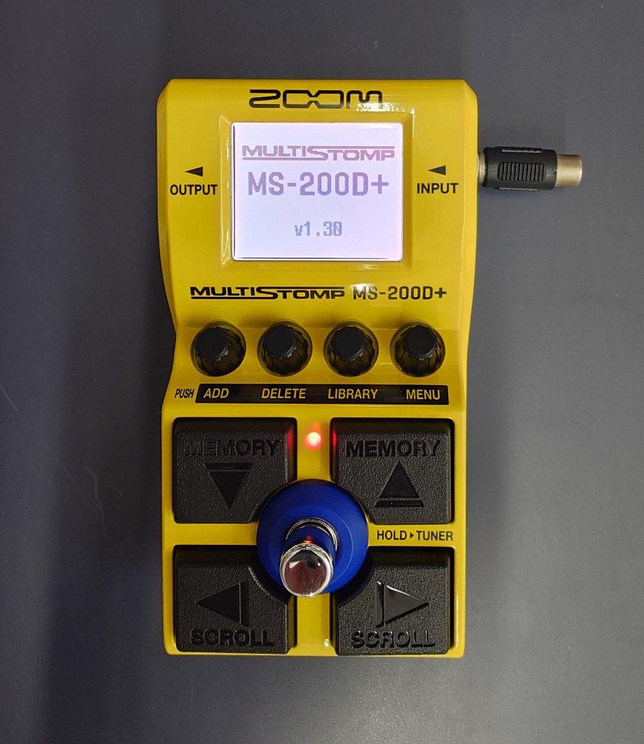 ZOOM MS-200D+ MULTISTOMPファームウェア最新