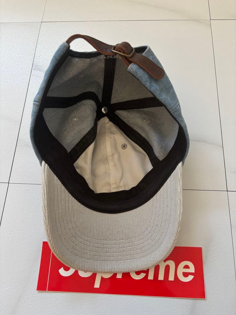 帽子 Supreme 2-Tone SLogo 6-Panel WashedDenim
