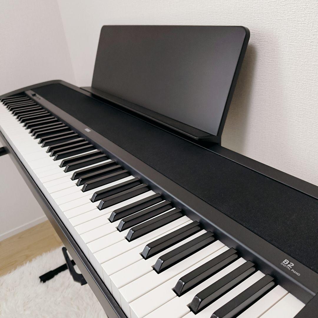 ペダル・譜面台有り KORG 電子ピアノ B2 デジタルピアノ ビギナー 初心者