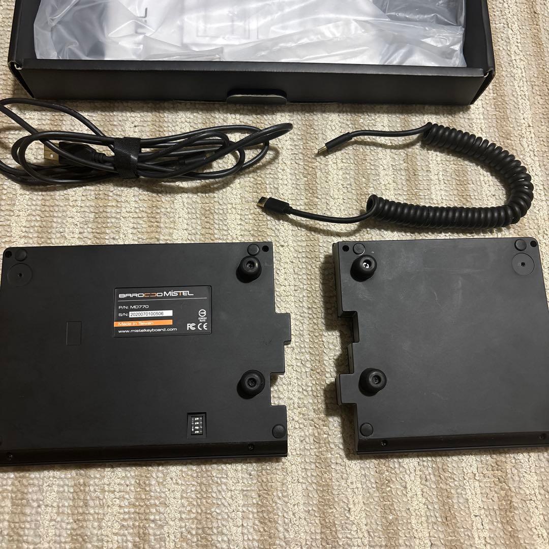 MISTEL MD770 RBG キーボード US配列 スピードシルバー軸