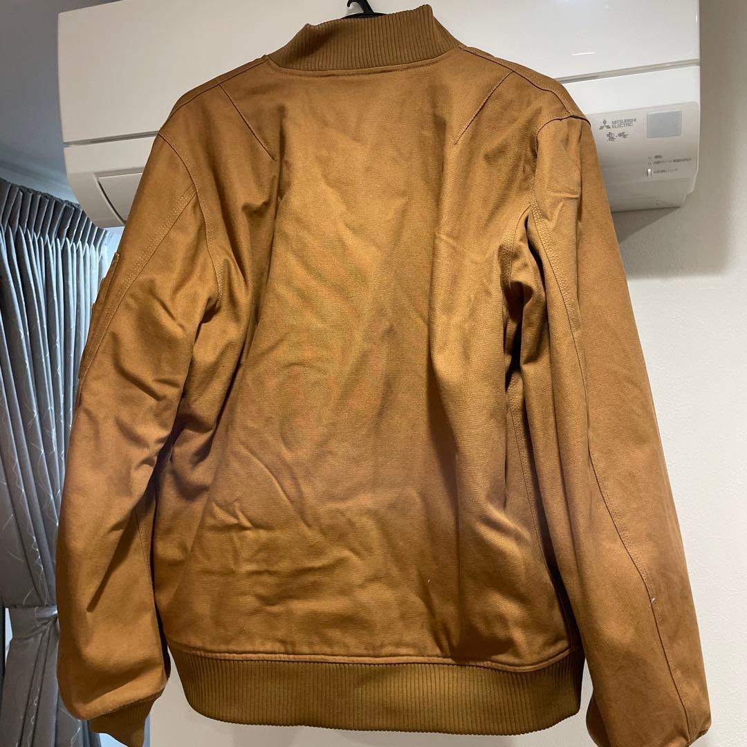 Carhartt ブラウン ジップアップジャケット