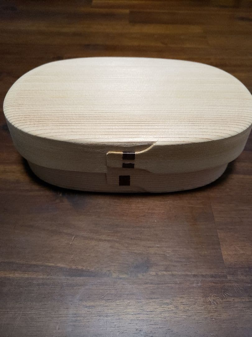 柴田慶信商店 白木 小判弁当箱中 慶信作