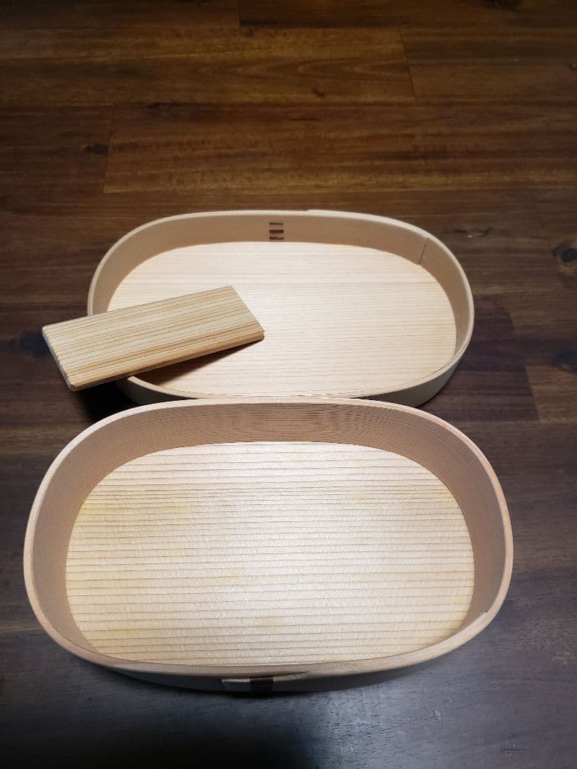 柴田慶信商店 白木 小判弁当箱中 慶信作