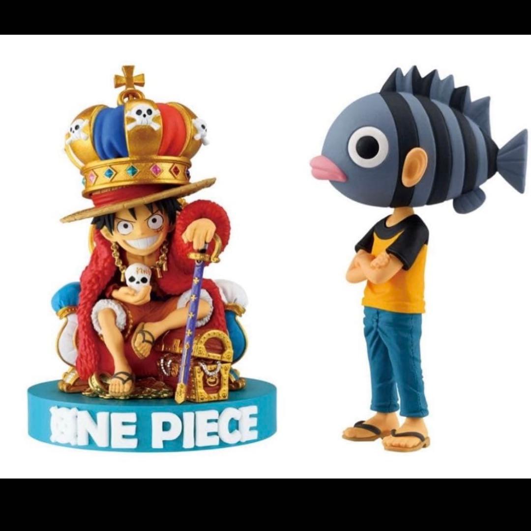 ONE PIECE base shop限定　ルフィ&尾田栄一郎2種セットワーコレ