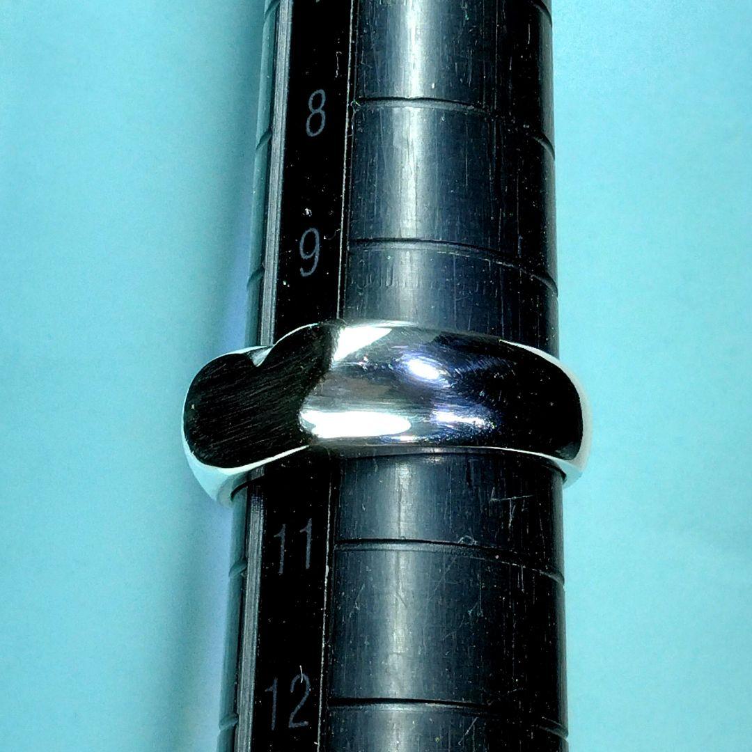 ティファニーカーブドハートリング　10号　新品仕上げ　ほぼ無傷未使用に近い