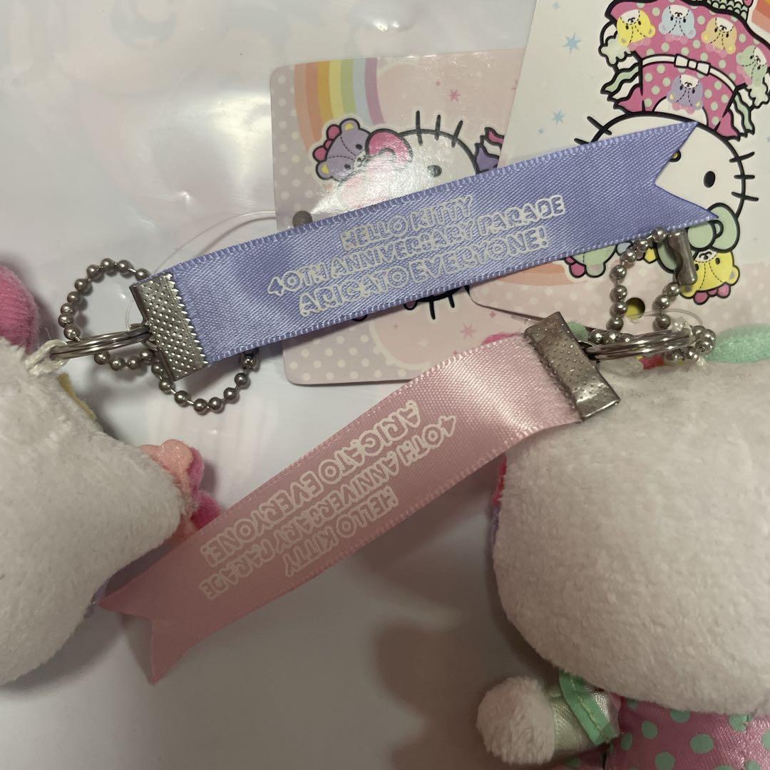 ハローキティ♡40th激レア♡マスコット♡キティ＆ミミィ♡