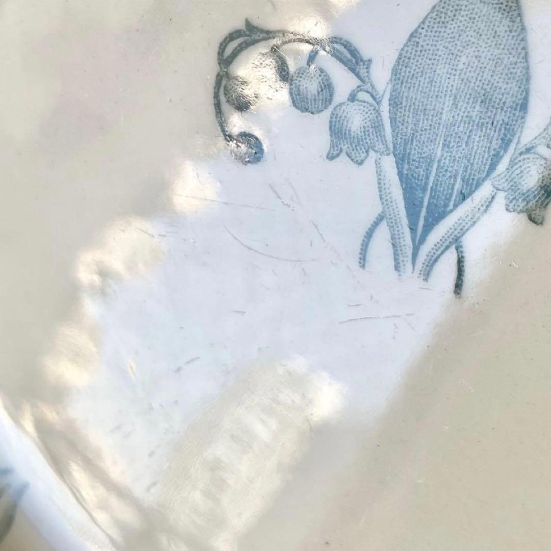 ロンシャンすずらんプレート平皿2枚セット　フランスアンティークミュゲスズラン鈴蘭