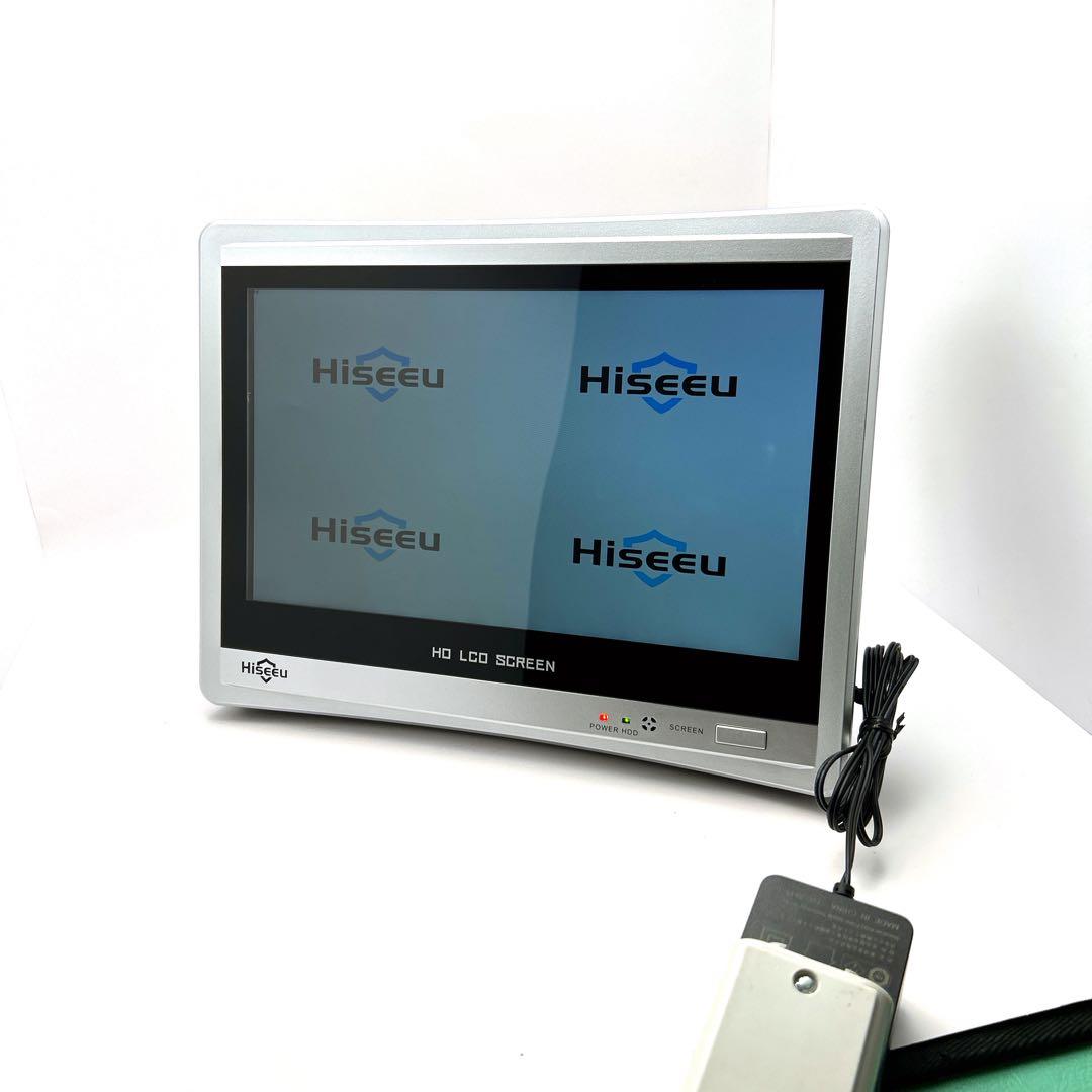 Hiseeu 防犯カメラ　12インチLCD液晶モニタ一体型NVR 1920P