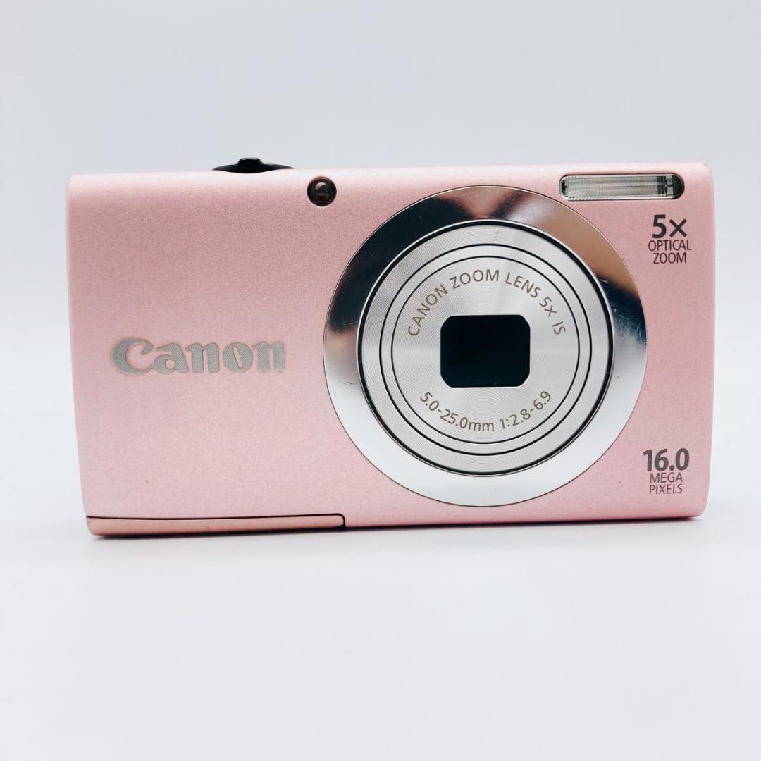 Canon PowerShot A2400 IS キャノン デジカメ ピンク