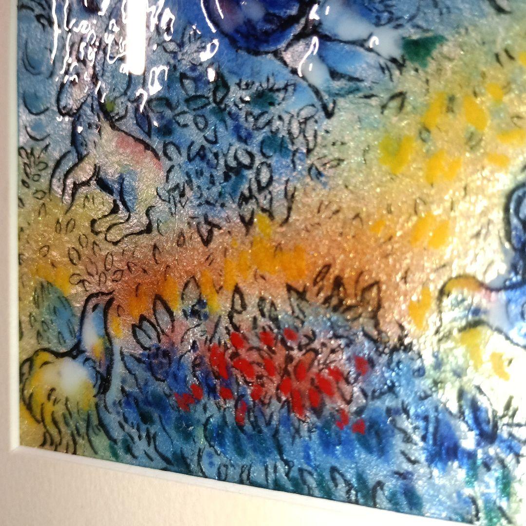 七宝焼 シャガールの絵画のモチーフ