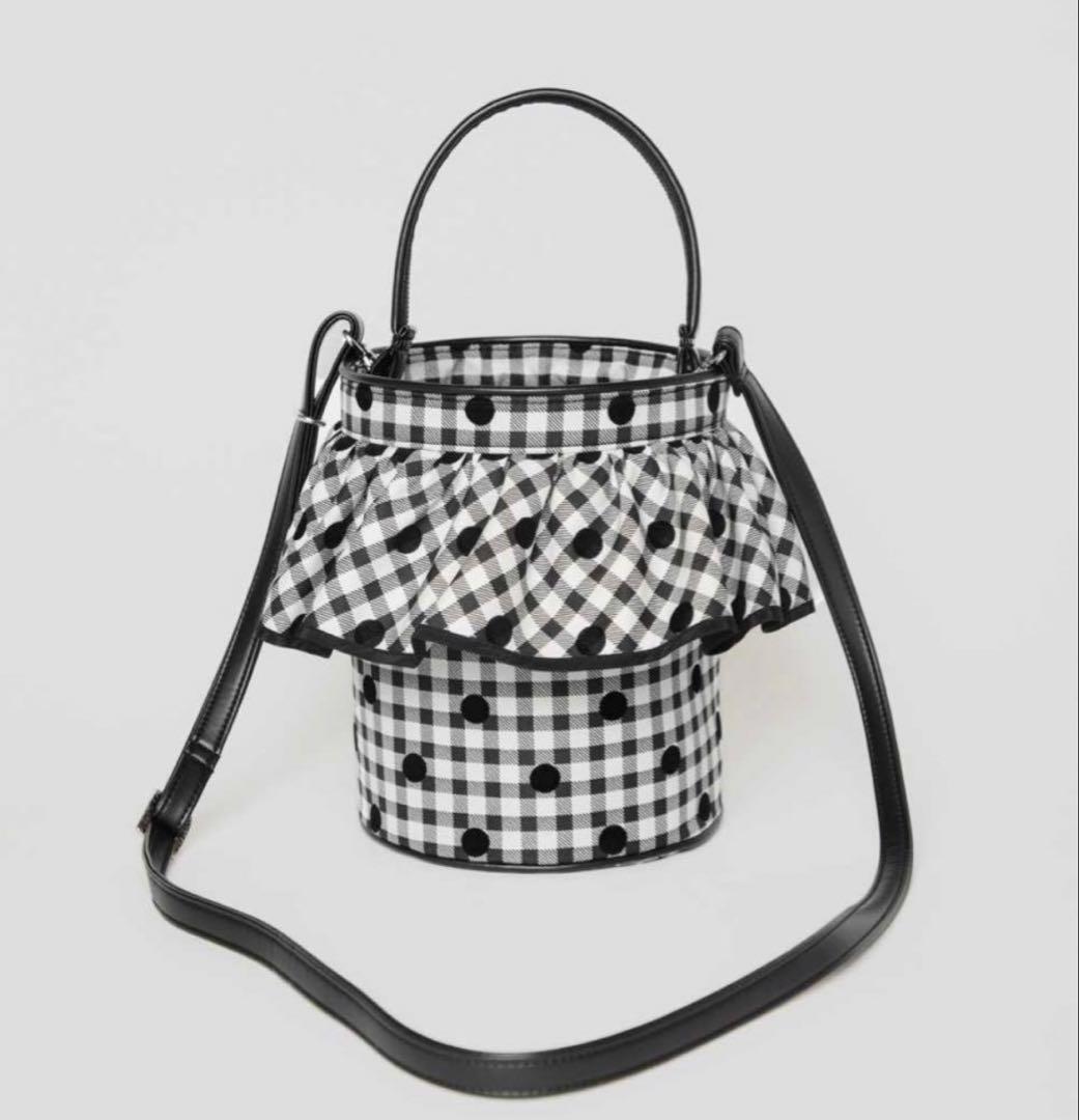 ぽっち　1度の使用　美品　完売　ギンガムチェック　セツコサジテール