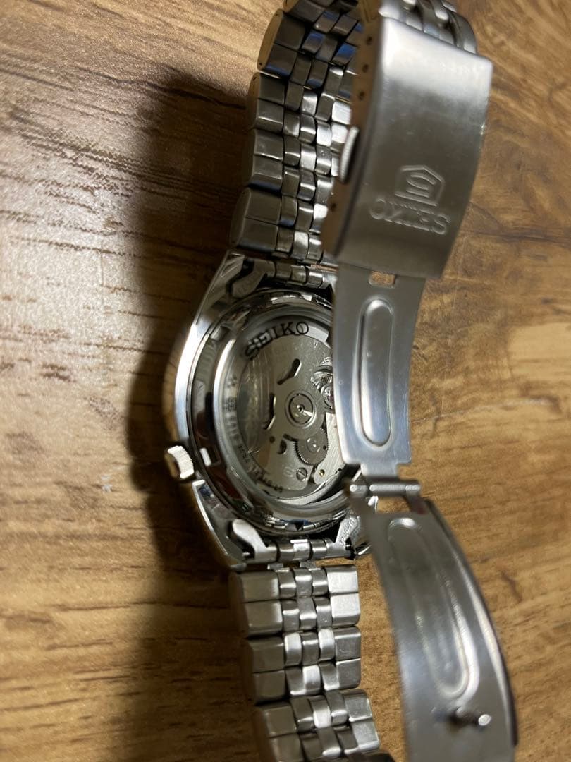 SEIKO 5 7S26 自動巻き時計 シルバー