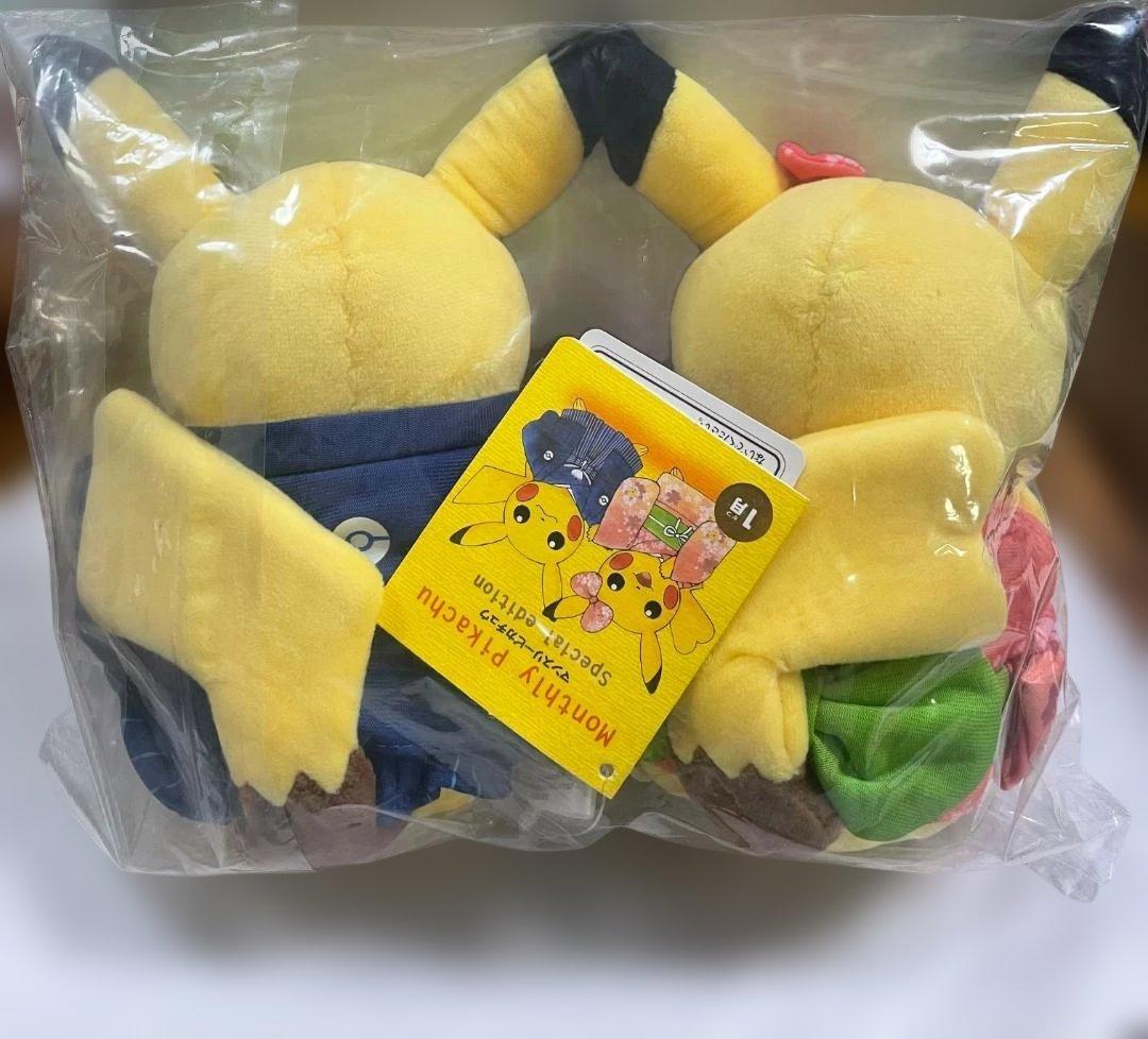 ポケモン マンスリーペアピカチュウ 1月