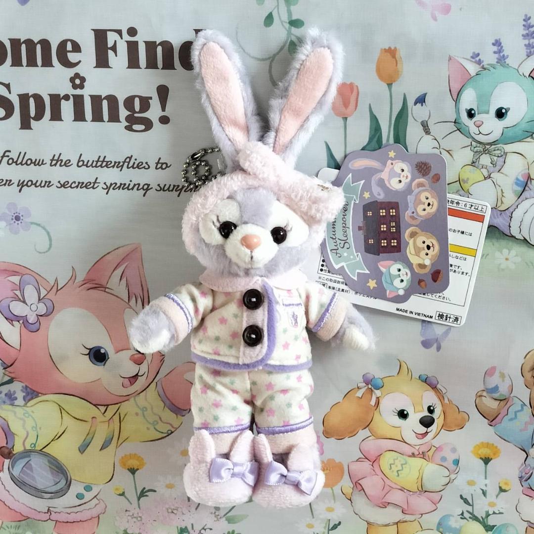 オータムスリープオーバー　ステラルー　ぬいぐるみバッジ　東京ディズニーシー