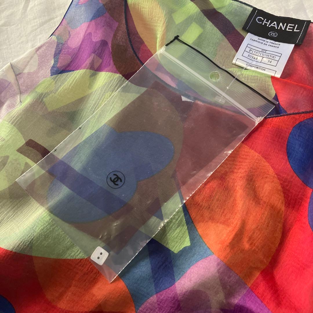 CHANEL マルチカラータンクトップ サイズ34