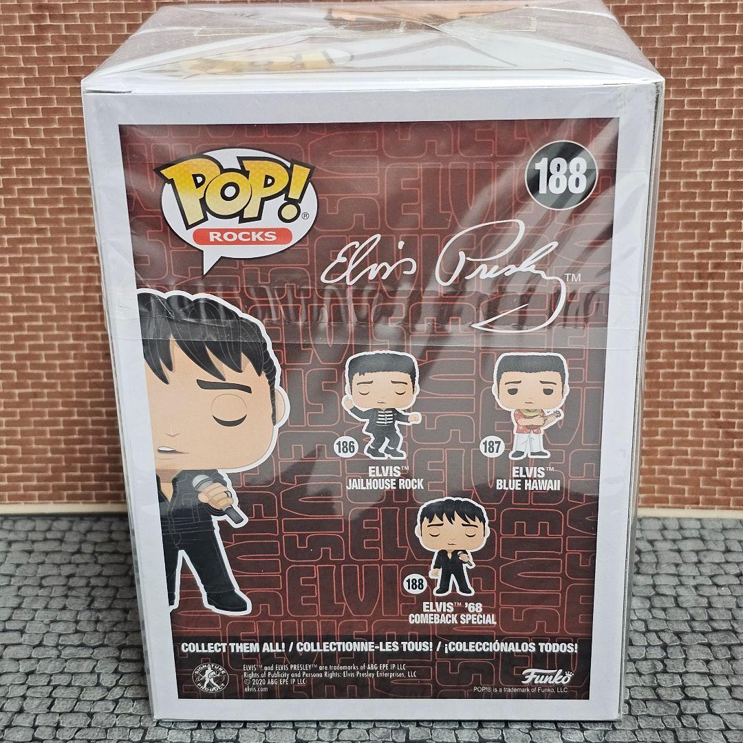 エルヴィス・プレスリー　ファンコ　ポップ！　68カムバックスペシャル　フィギュア