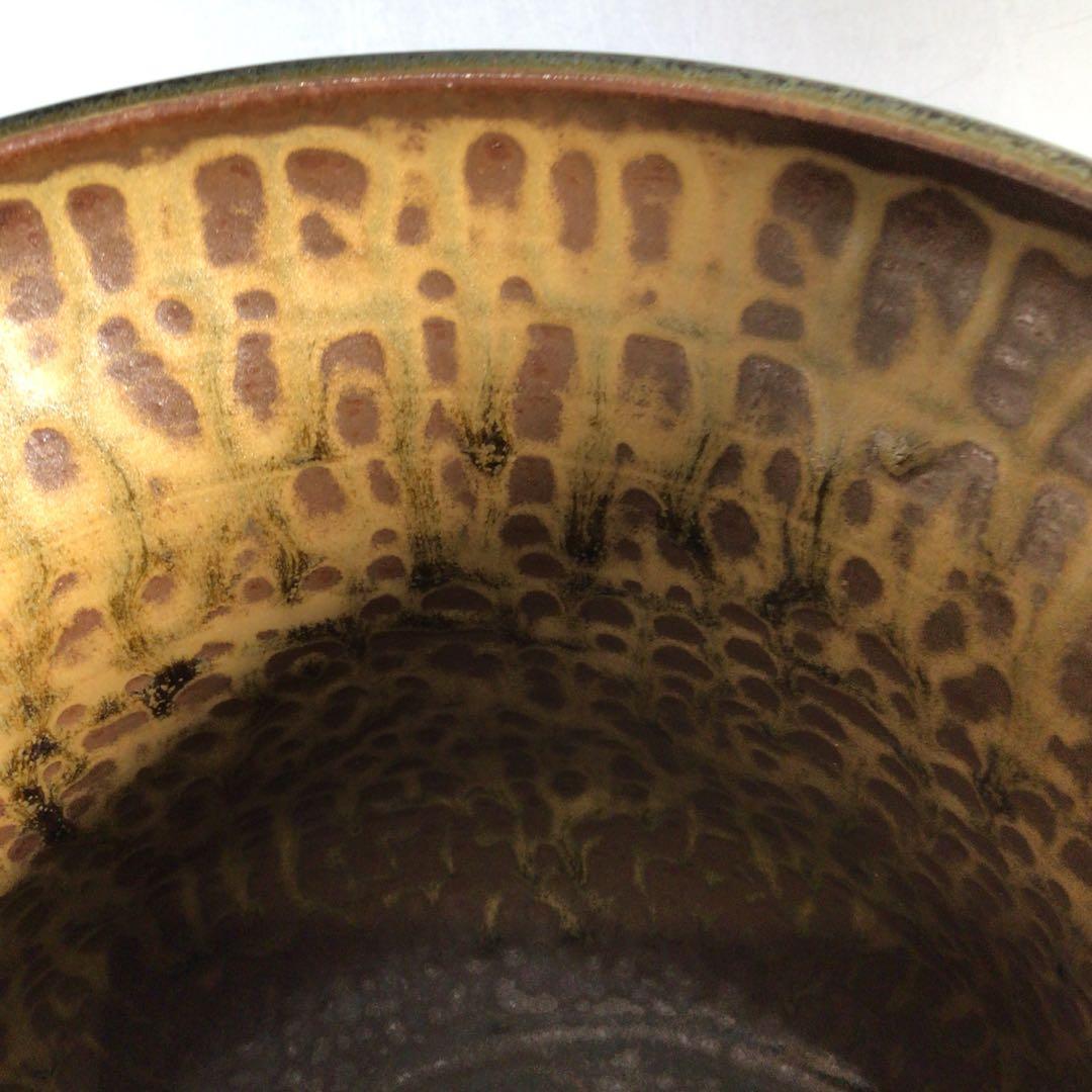 Ｎ５４３　水指　『宇田佐平造』『古瀬戸』『耳付』『一重口水指』　共箱　茶道具