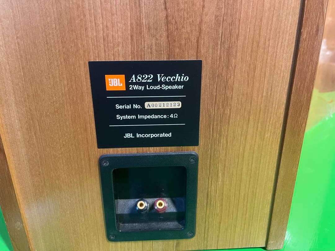 JBL A822 Vecchio ヴェッキオ スピーカー ペア 音響機器