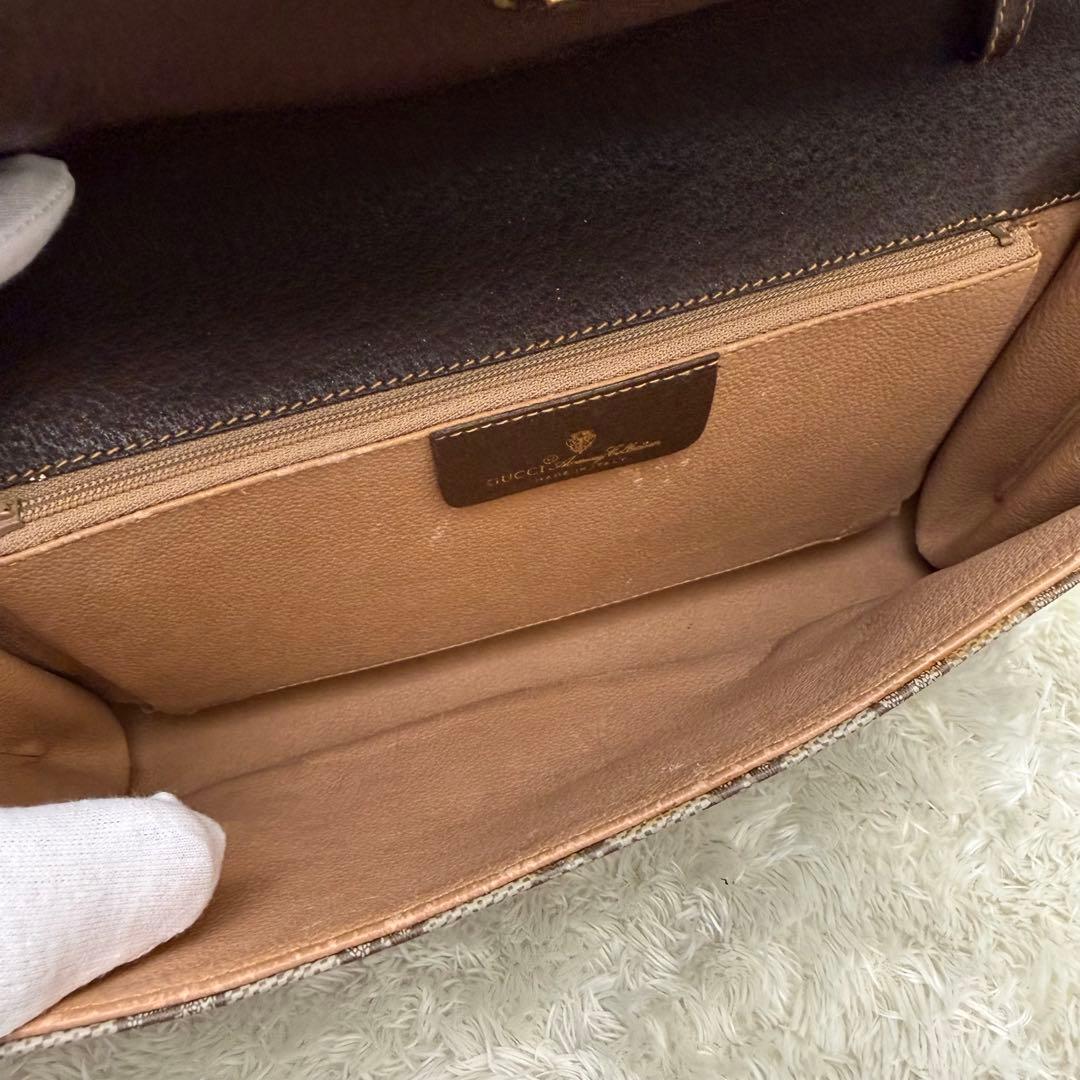 GUCCIグッチ GGスプリーム クラッチバッグ 2wayショルダーバッグ 金具