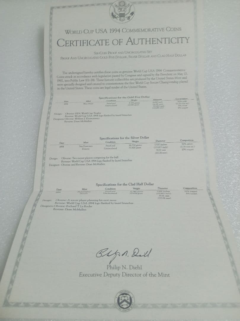 1994年ワールドカップUSA記念セット　希少