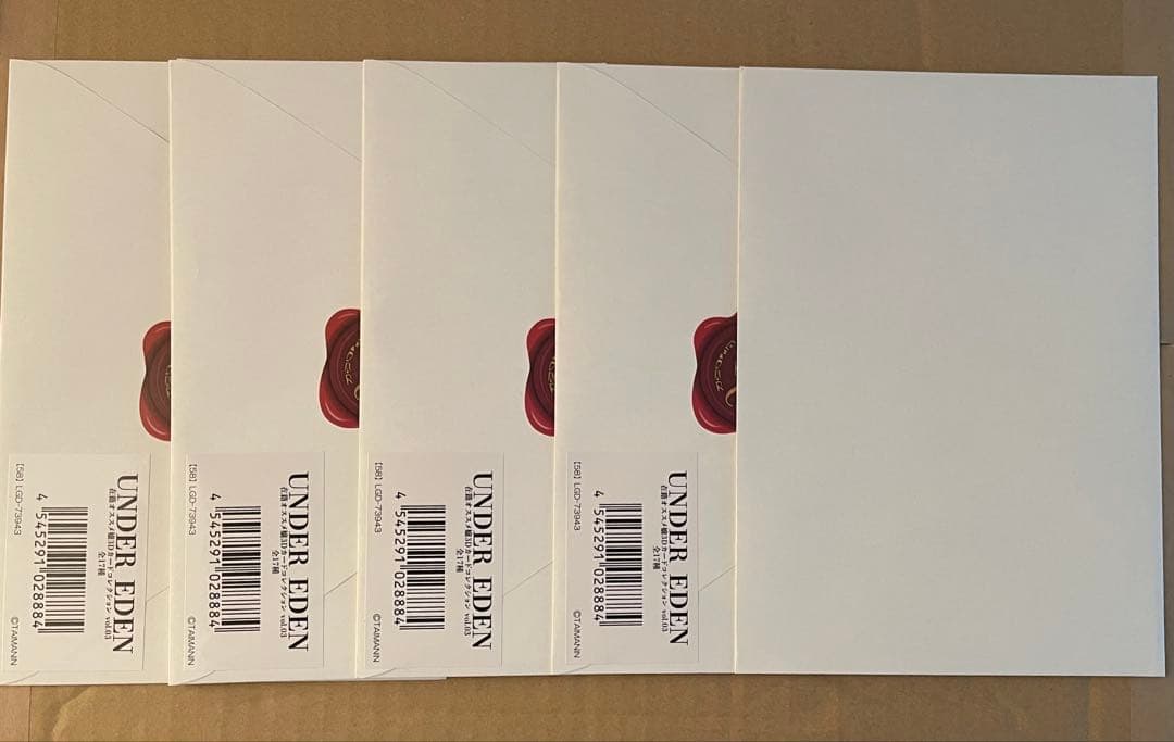 5枚セット アンダーエデン 3Dカードコレクション vol.03 対魔忍C107