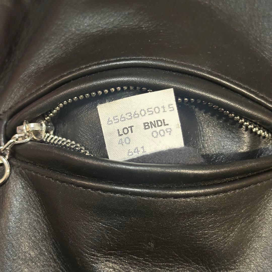 Schott 641 ショット　シングルライダースジャケット　ライナー付きレザー