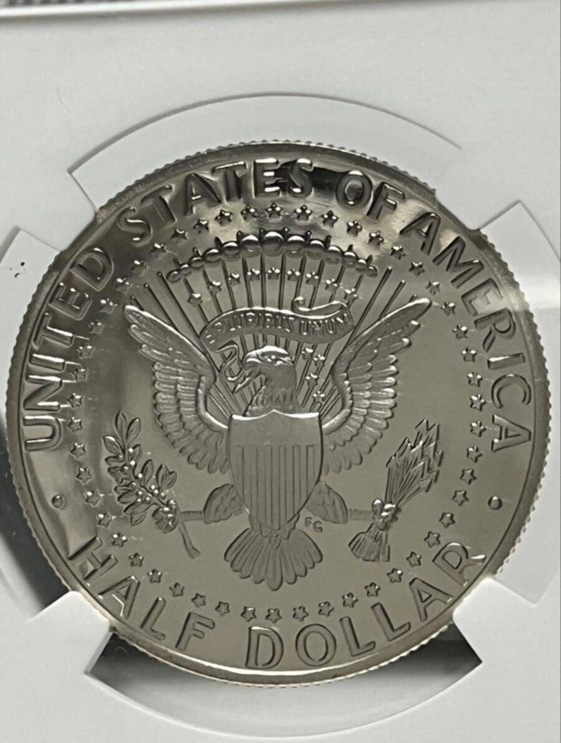 NGC準最高鑑定 PF69 1995年 ケネディ　1/2ドル銀貨　SV900