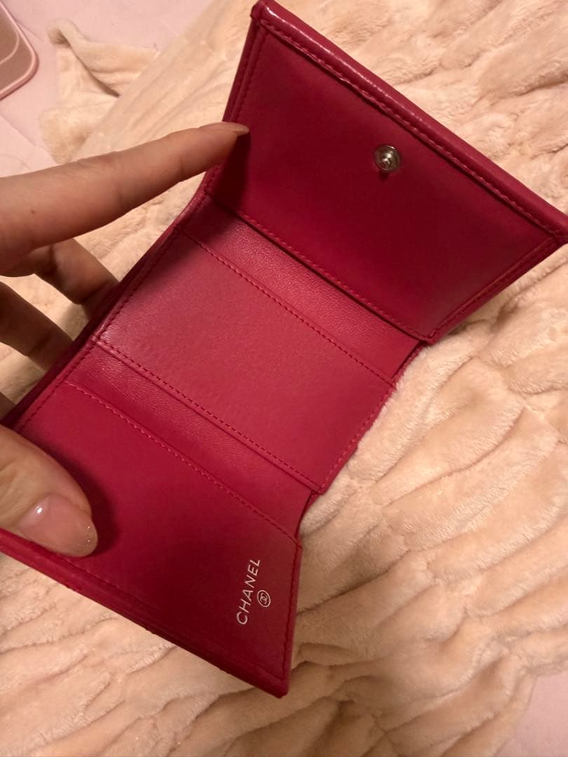 CHANEL ボーイシャネル　三つ折り財布