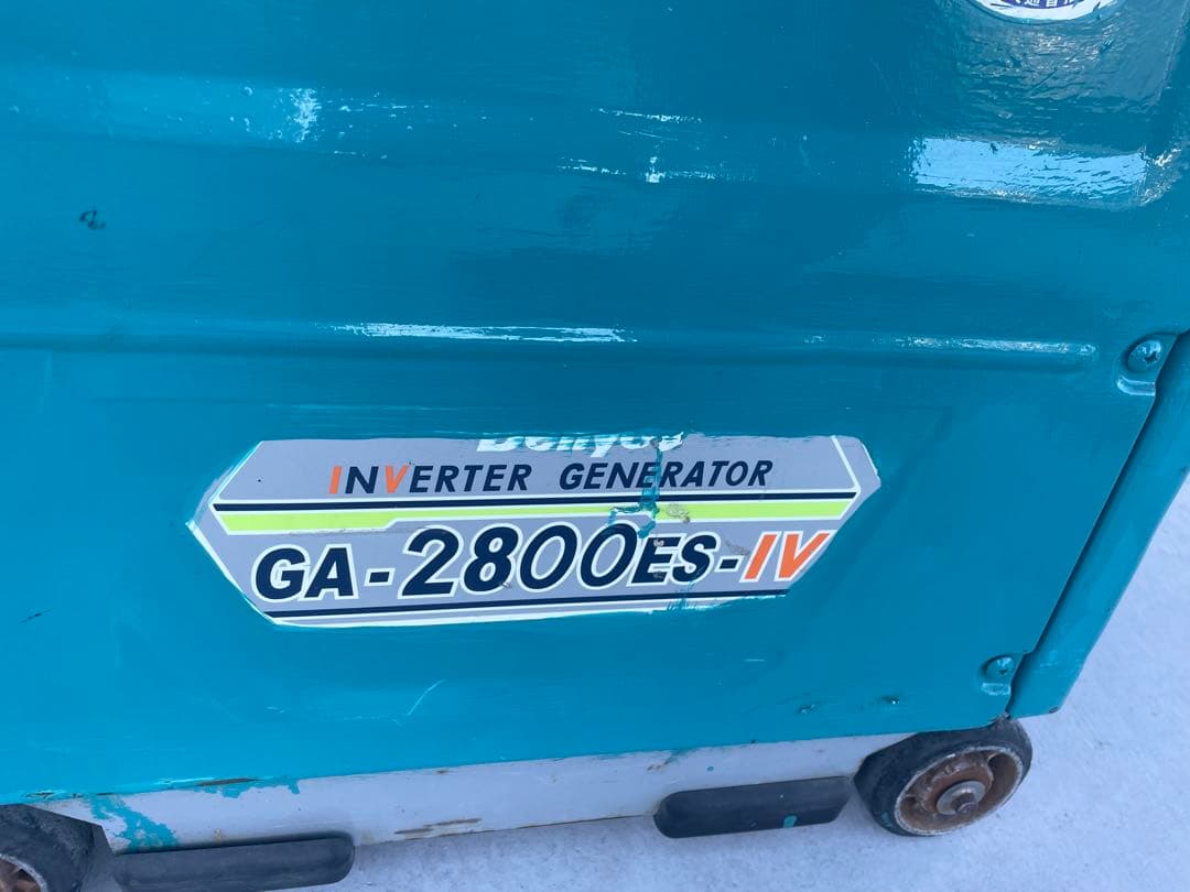DENYO インバータ防音 ガソリン発電機 GA-2800ES-IV実動品