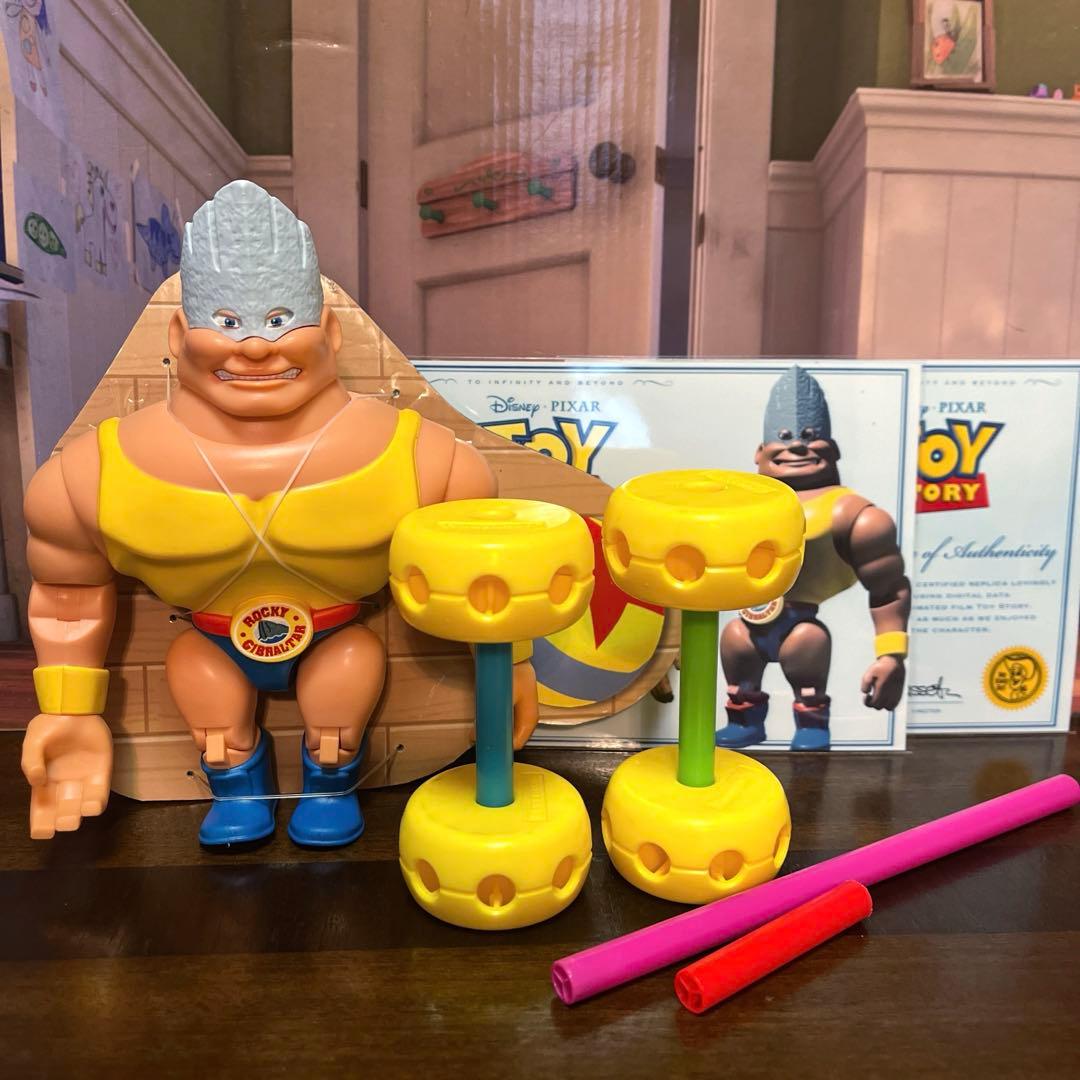 トイストーリー ロッキーフィギュア カスタマイズ証明書 +ダンベル