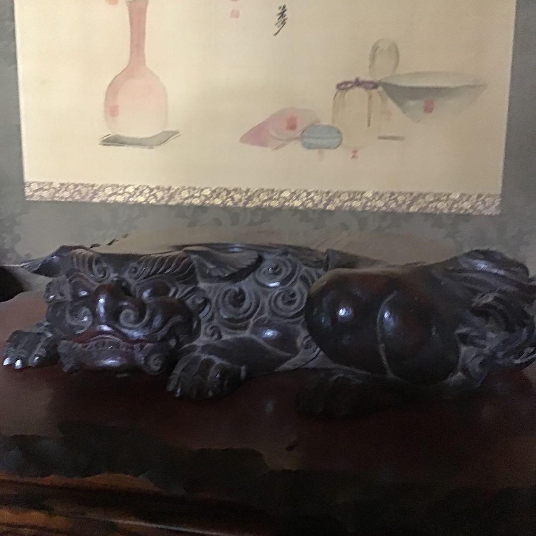 置物台　幕末〜明治　欅材　富豪床ノ間　傳立川和四郎富種