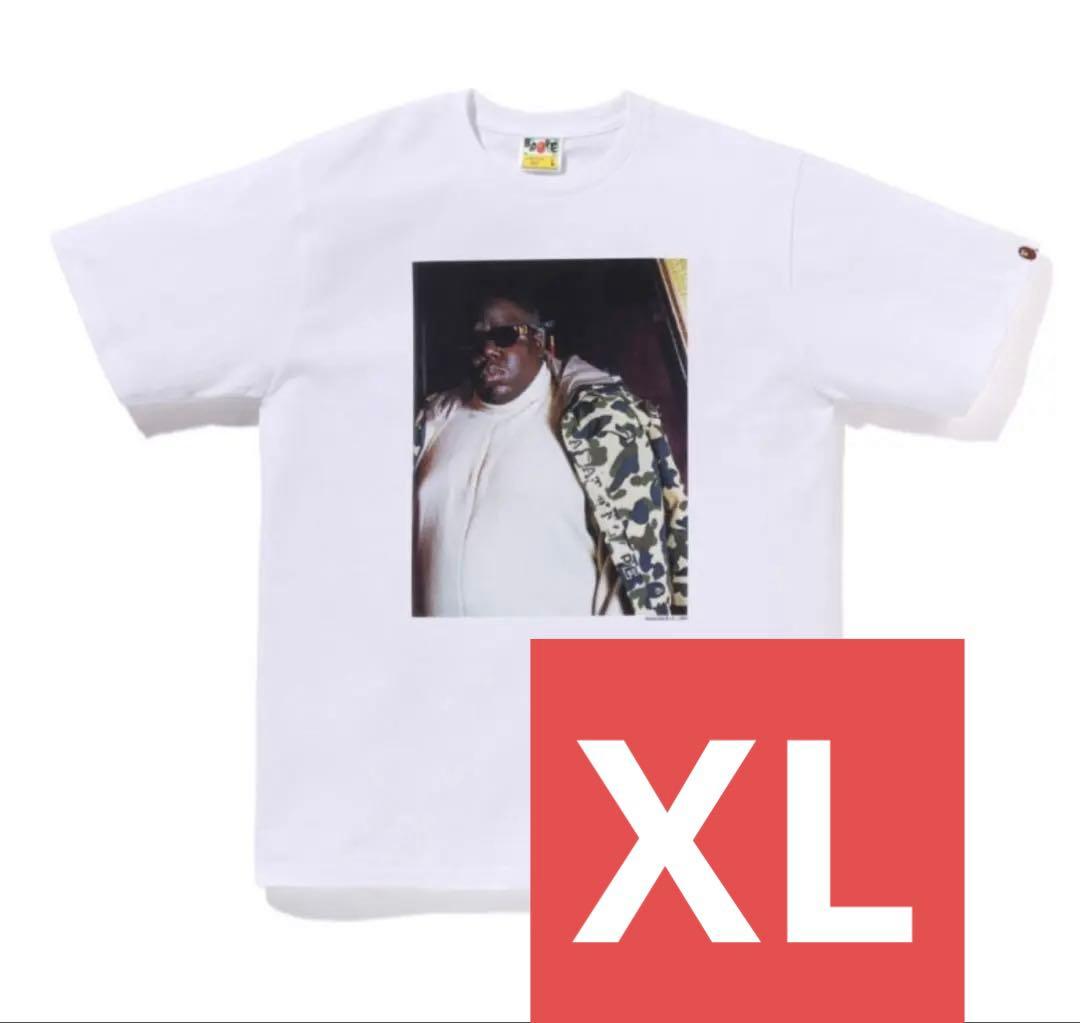 XL BAPE X SHAWN MORTENSEN BIGGIE TEE ビギー