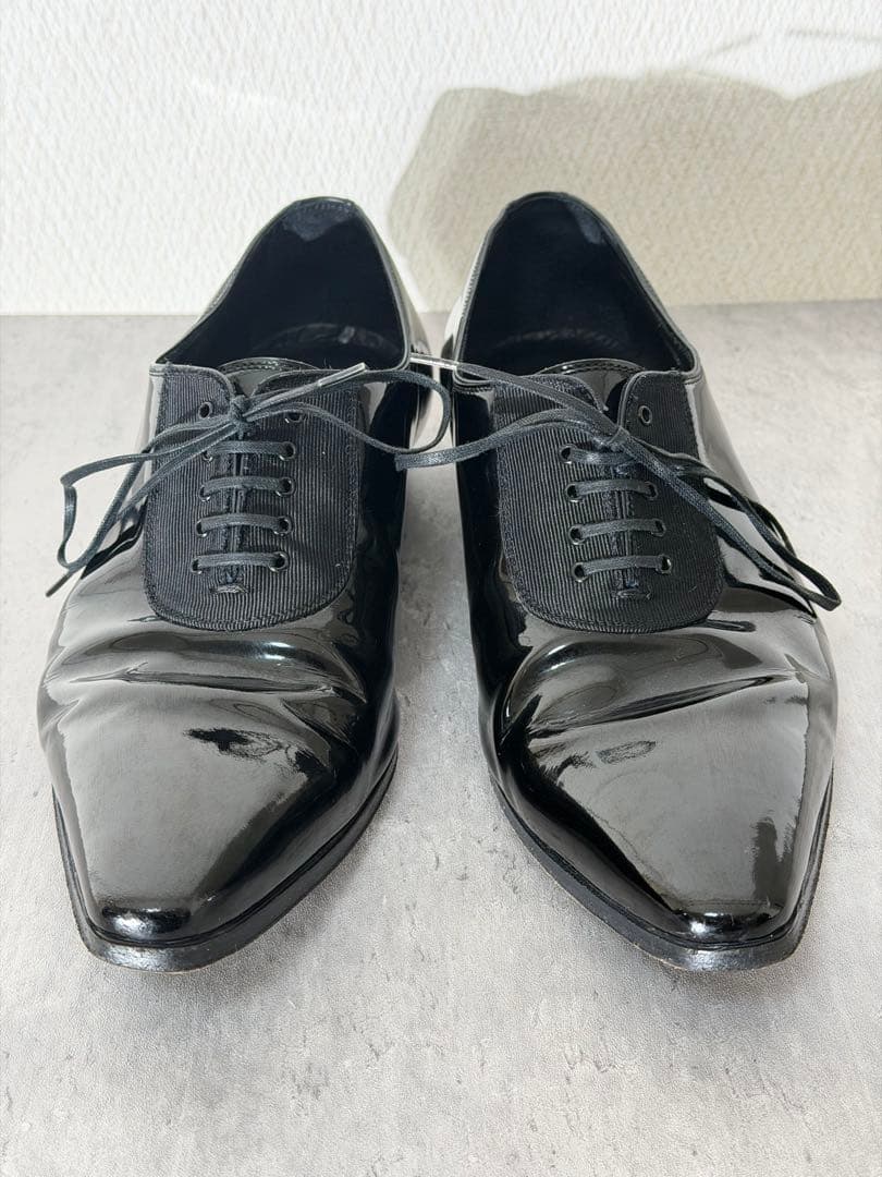 ディオールオム エディ期 パテントレザー レザーシューズ