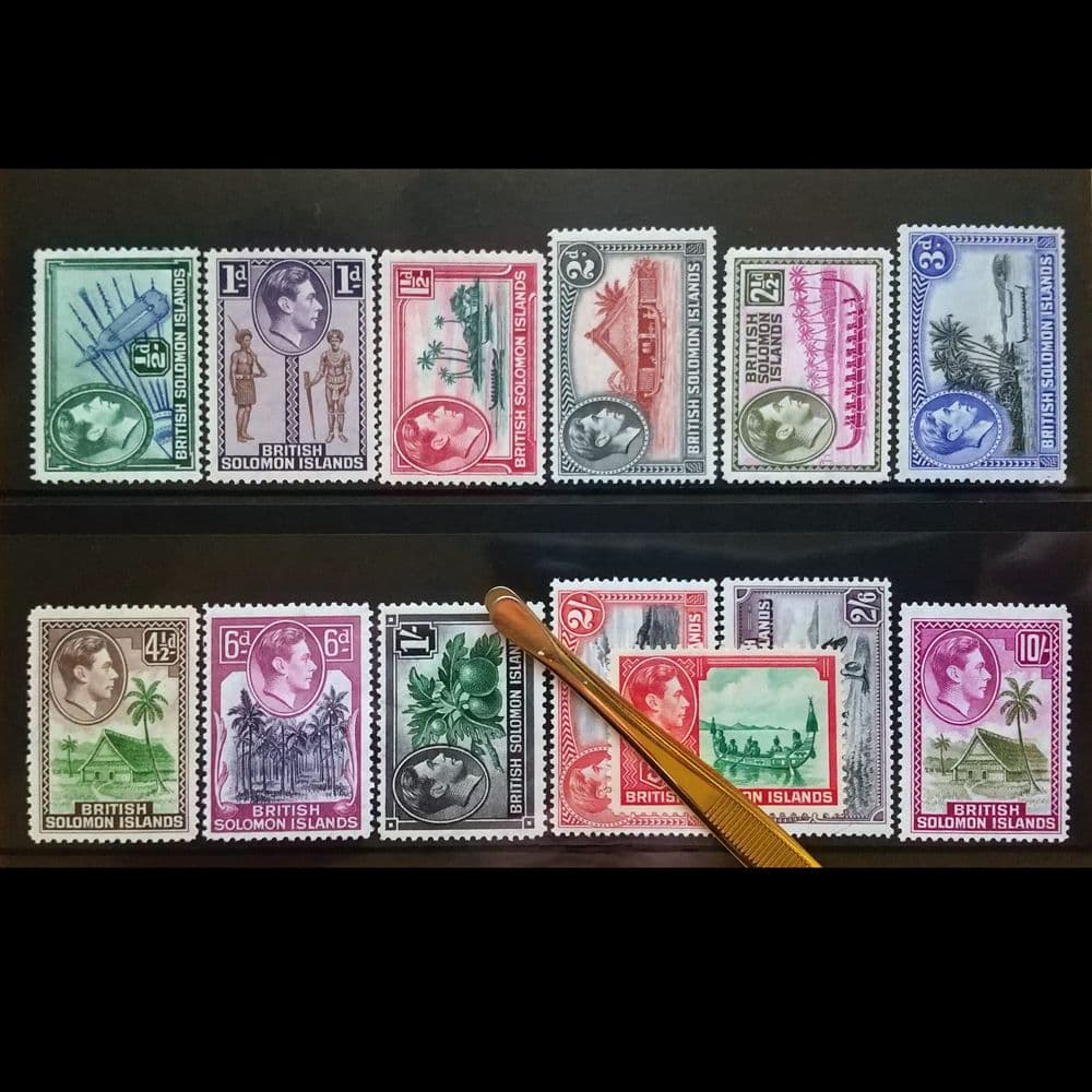 普通切手（イギリス領ソロモン諸島 1939年）