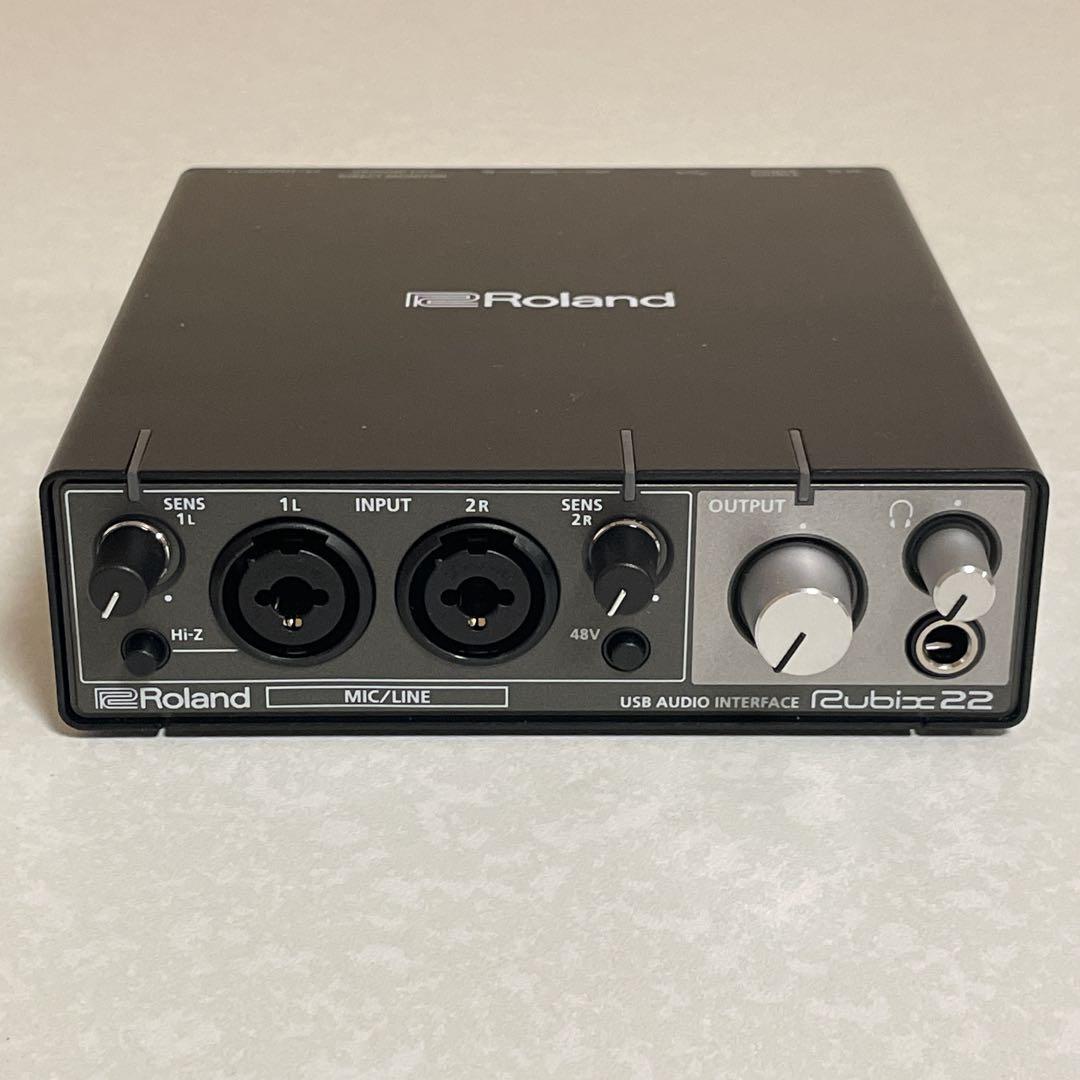 【ほぼ未使用】Roland Rubix22 オーディオインターフェイス 特典付