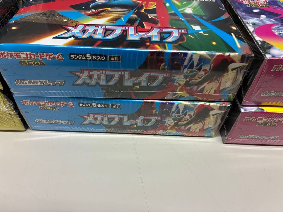 メガドリームex。メガブレイブ。メガシンフォニア。シュリンク付き各種2ボックス