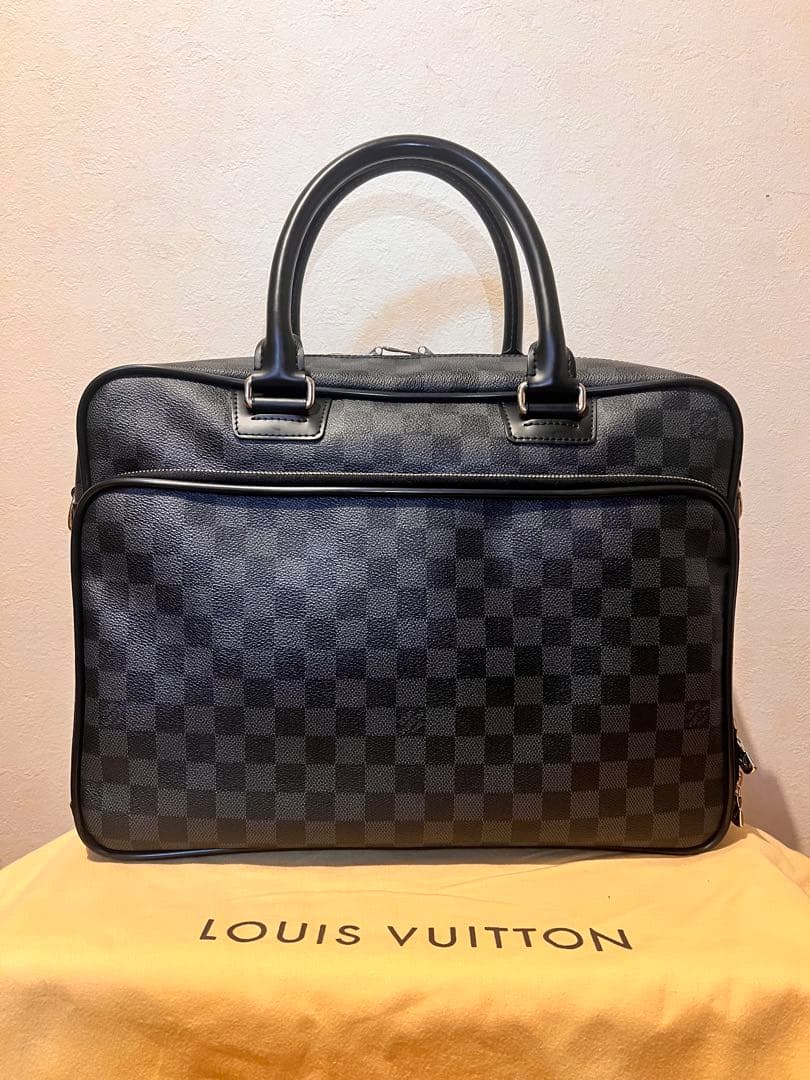 ルイヴィトン ダミエ グラフィット イカール ビジネスバッグ 旅行バッグ