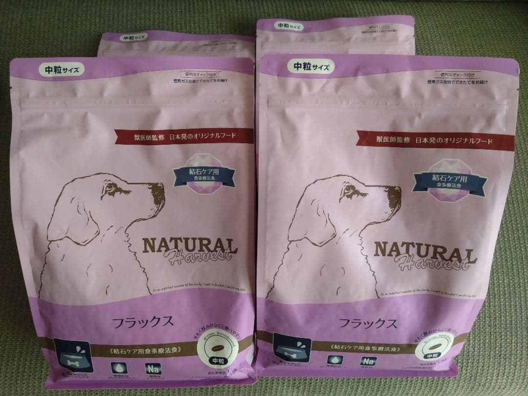 ナチュラルハーベスト フラックス 結石ケア用食事療養食 1.1kg × 4袋